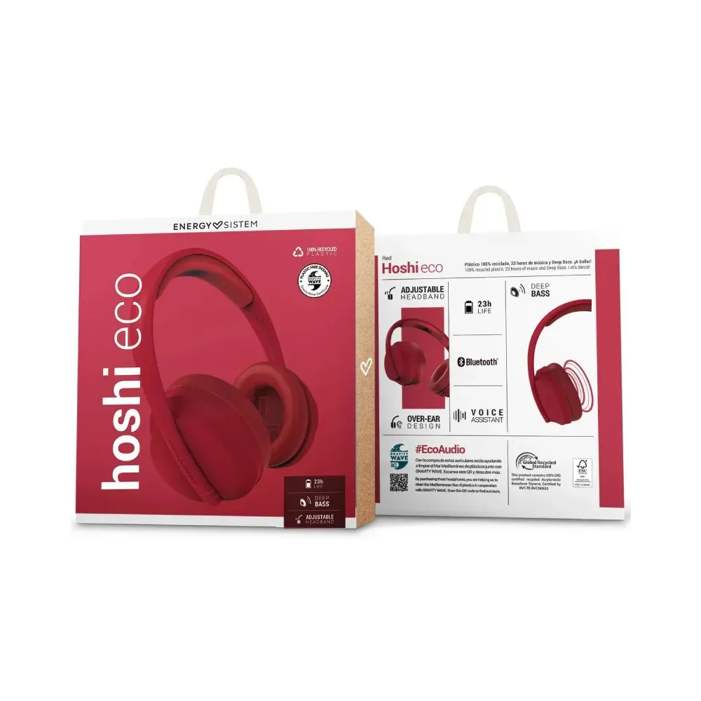 Hoshi ECO Red Bluetooth slušalice sa mikrofonom crvene (M45755)