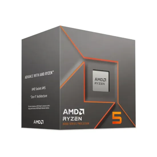 AMD Ryzen 5 8400F, 4.2GHz/4.7GHz Max, 6C/12T, AM5, 16MB L3 cache, Wraith Stealth, Graphics Required