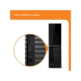 WD My Book 8TB Desktop External Hard Drive, USB 3.2 Gen 1, Micro-B, Power Supply