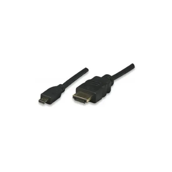 Kabl HDMI (M) - HDMI Mikro-D (M) 1.5m crni