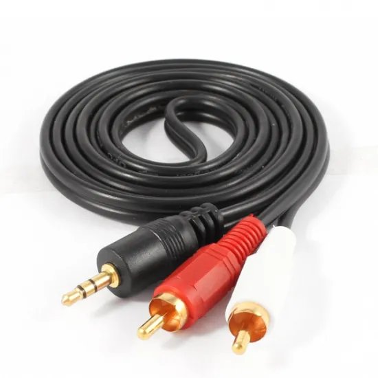 E-GREEN Kabl Audio 3.5mm stereo - 2xRCA M/M 1.5m