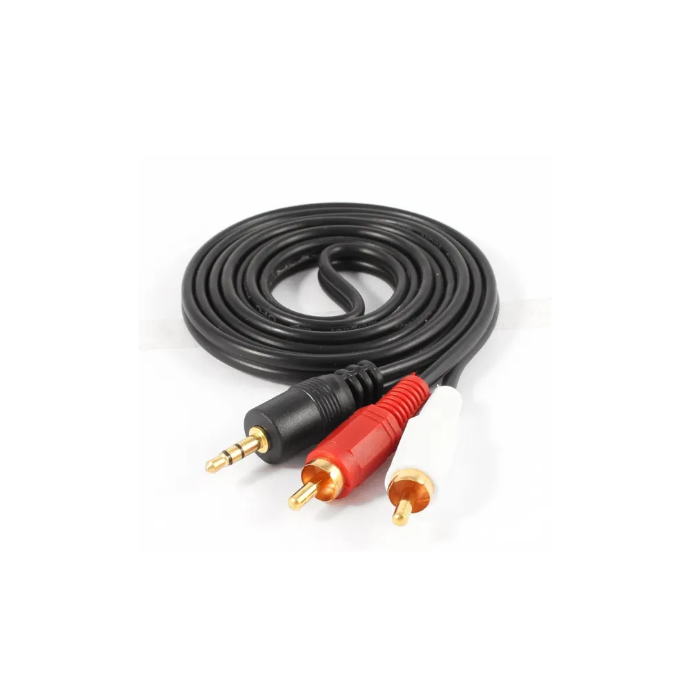 E-GREEN Kabl Audio 3.5mm stereo - 2xRCA M/M 1.5m