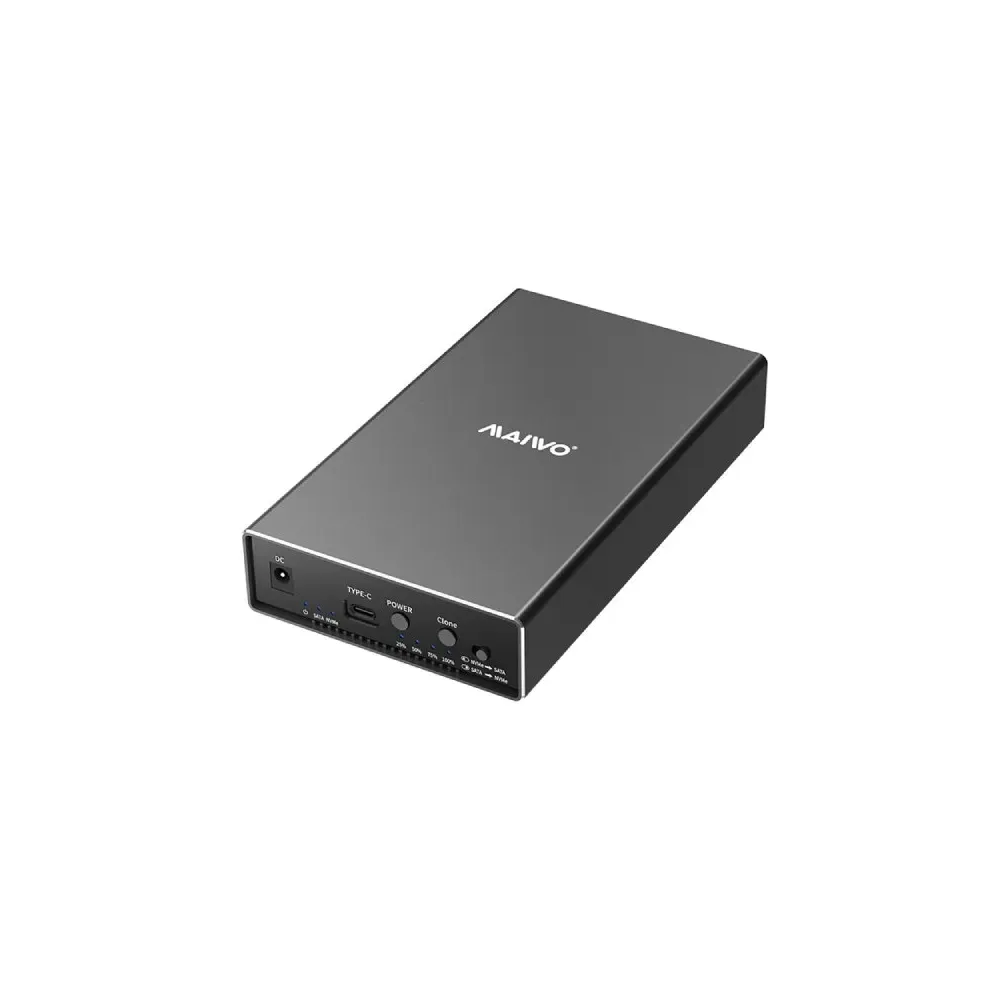 Klon Kućište USB 3.2 Gen2 10Gbps HDD/SSD za 3,5 inča/2,5 inča HDD i NVMe SSD, K3527N