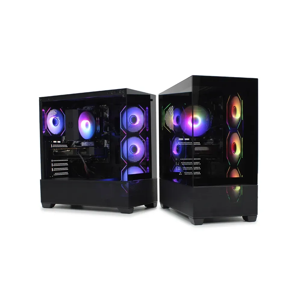 Kućište X218B-4F Black Horizon glass