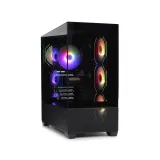 Kućište X218B-4F Black Horizon glass