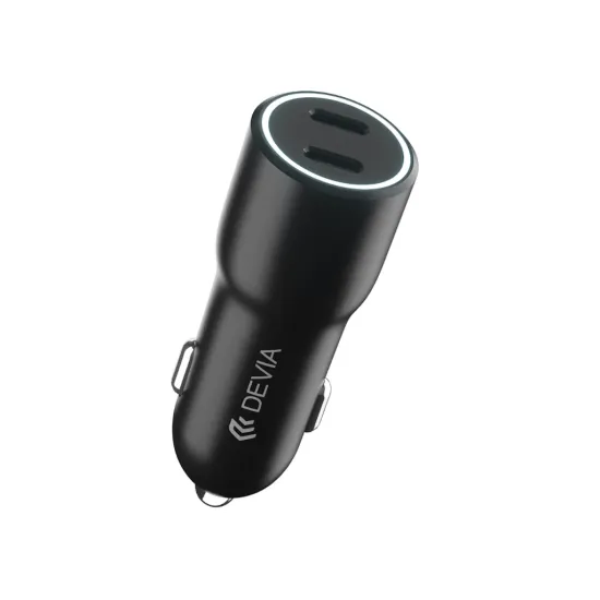 Devia car charger Smart 40W PD 2x USB-C black
