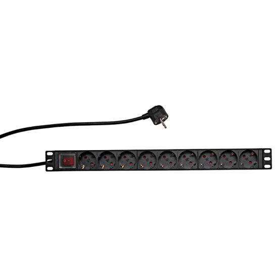 Napojna letva 19 inča, 9 mesta, 16A