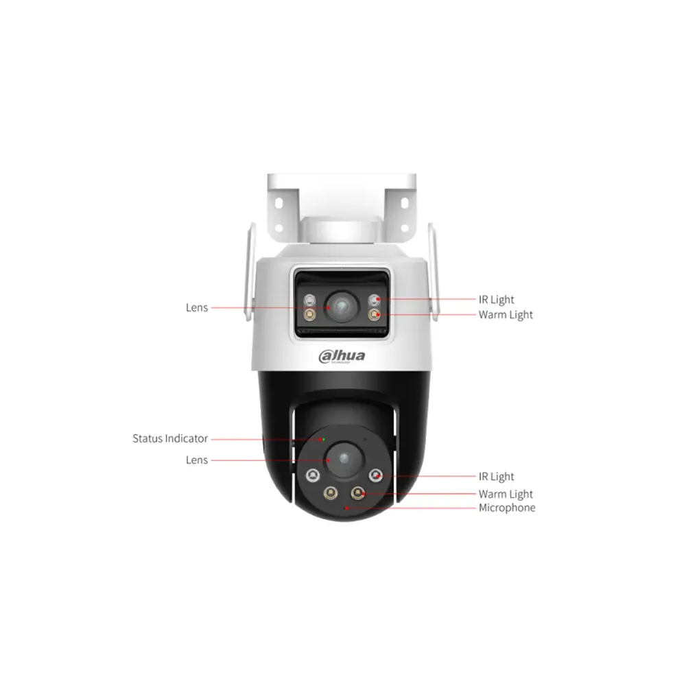 P3D-3F-PV 3+3MP Outdoor Wi-Fi Dual-Lens Pan & Tilt kamera