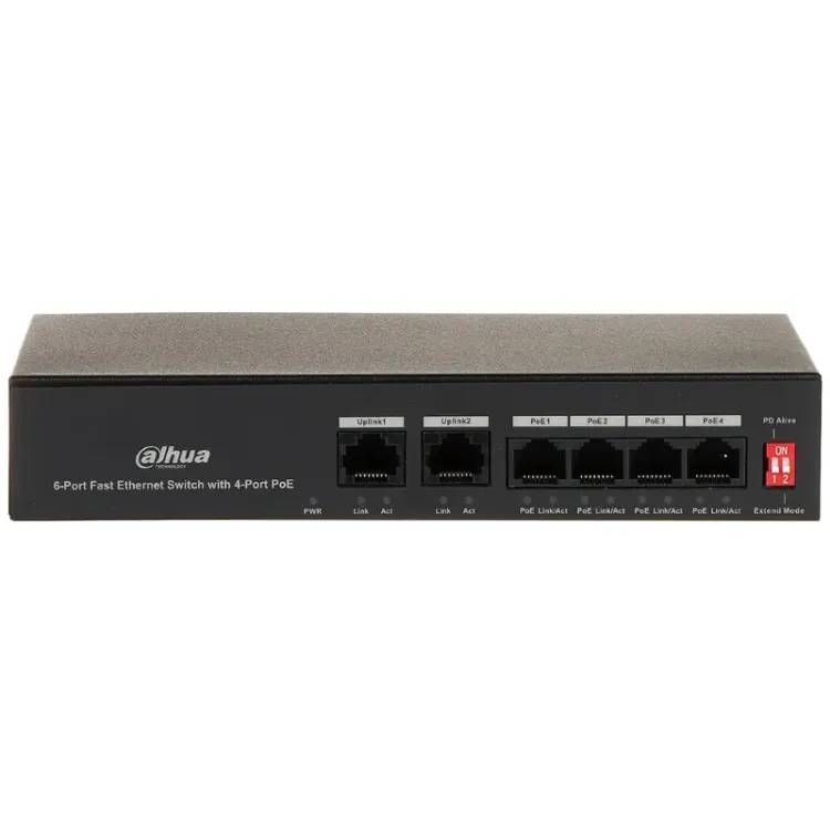 PFS3006-4ET-36 6-Port Fast Ethernet Switch with 4-Port PoE