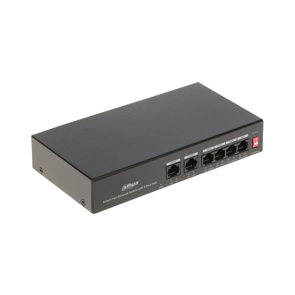 PFS3006-4ET-36 6-Port Fast Ethernet Switch with 4-Port PoE