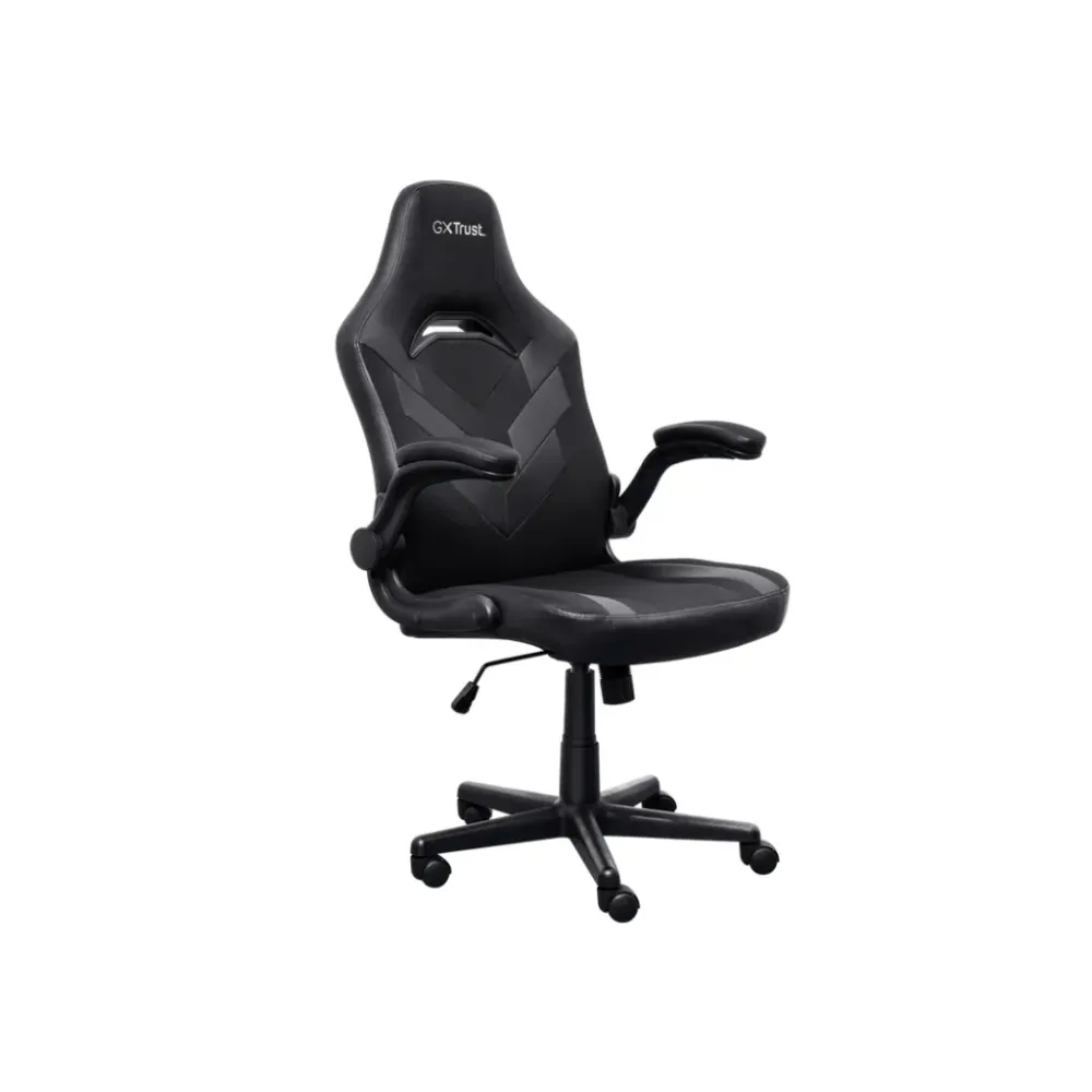 TRUST GXT 703 RIYE Gaming chair - Black, Max. weight 140 kg, Gas lift class 4