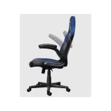 TRUST GXT 703B Riye Comfortable adjustable gaming chair,flip-up armrests,Max weight 140kg,Blue
