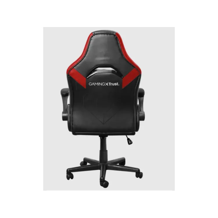 TRUST GXT 703R Riye Comfortable adjustable gaming chair,flip-up armrests,Max weight 140kg,Red