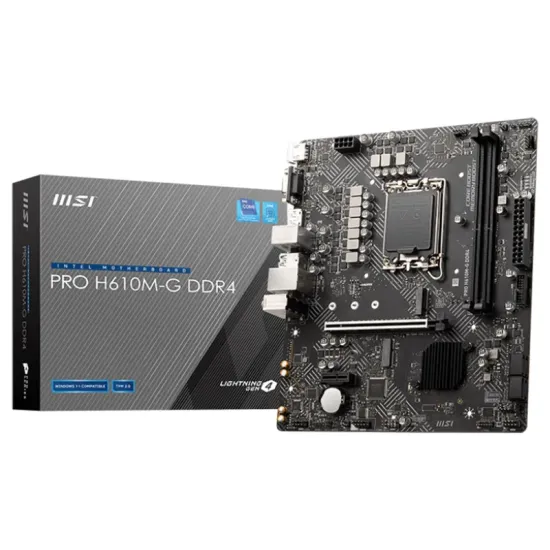 PRO H610M-G DDR4