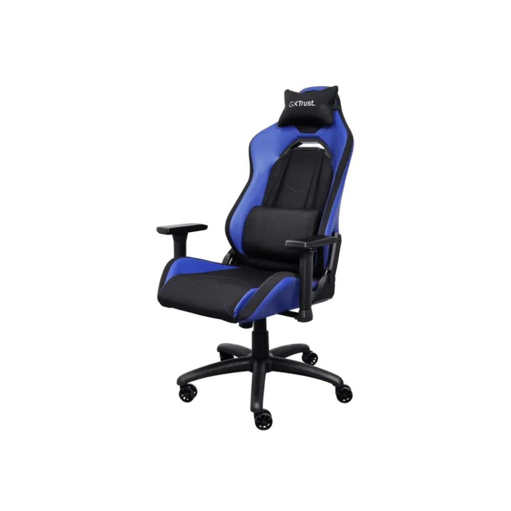 TRUST GXT 714B RUYA Comfortable Gaming Chair, Gas lift class 4, Max. weight 150 kg, BLUE