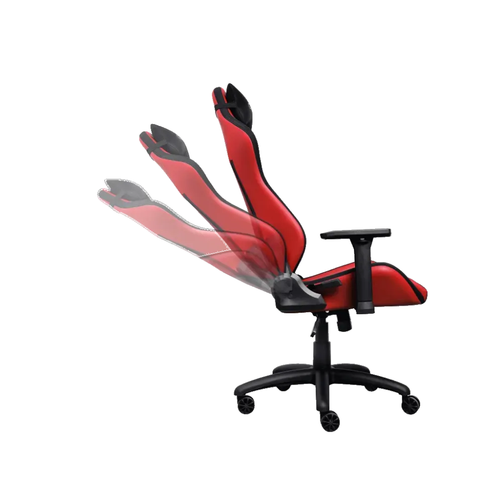 TRUST GXT 714R RUYA Comfortable Gaming Chair, Gas lift class 4, Max. weight 150 kg, RED