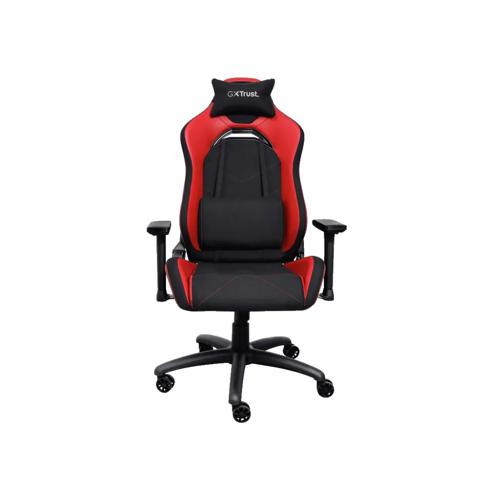 TRUST GXT 714R RUYA Comfortable Gaming Chair, Gas lift class 4, Max. weight 150 kg, RED