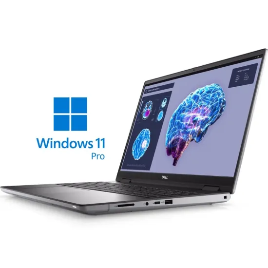 Precision M7680 16 inch FHD+ 500nits i9-13950HX 32GB 1TB SSD RTX 3050 12GB Backlit FP SC Win11Pro 3yr ProSupport laptop