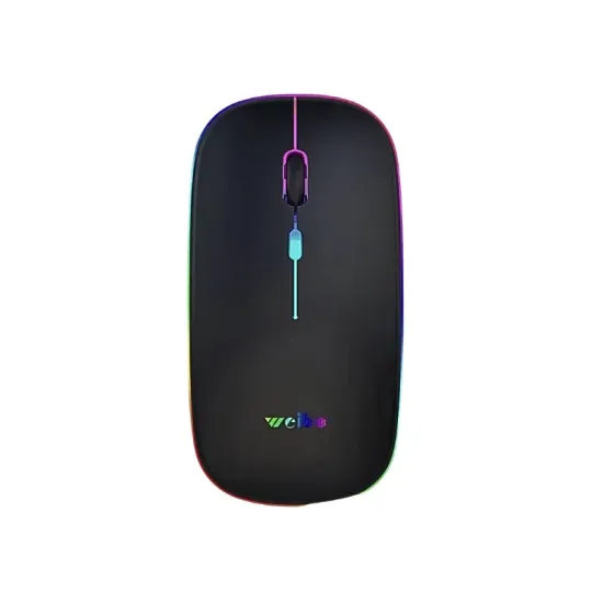 RF-6800 Bežični RGB miš crni