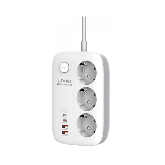 SEW3436 Kabl naponski produžni 3 x šuko + 3 x USB + 2 x Tip C