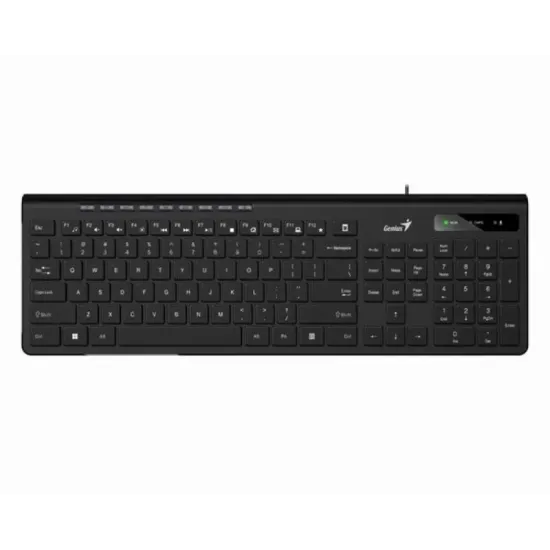 Slimstar 230II USB US crna tastatura