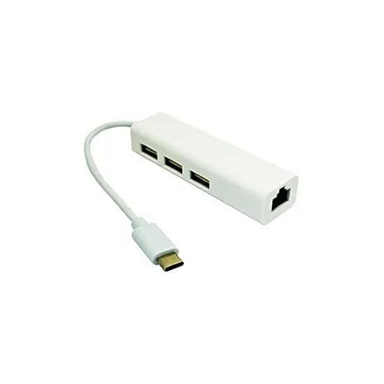 USB 3.1 tip C HUB (3 port USB 2.0 + 1port fast ethernet)
