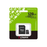 KINGSTON Micro SDXC 128GB CANVAS Select Plus C10 + SD Adapter, A1, U1, V10 up to 150 MB/s , UHS-I