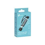 TP-LINK UA430D USB 3.0 Type-C & Type A to SD & microSD UHS-I 3.0 Card Reader, 2TB Max up to 200 MB/s