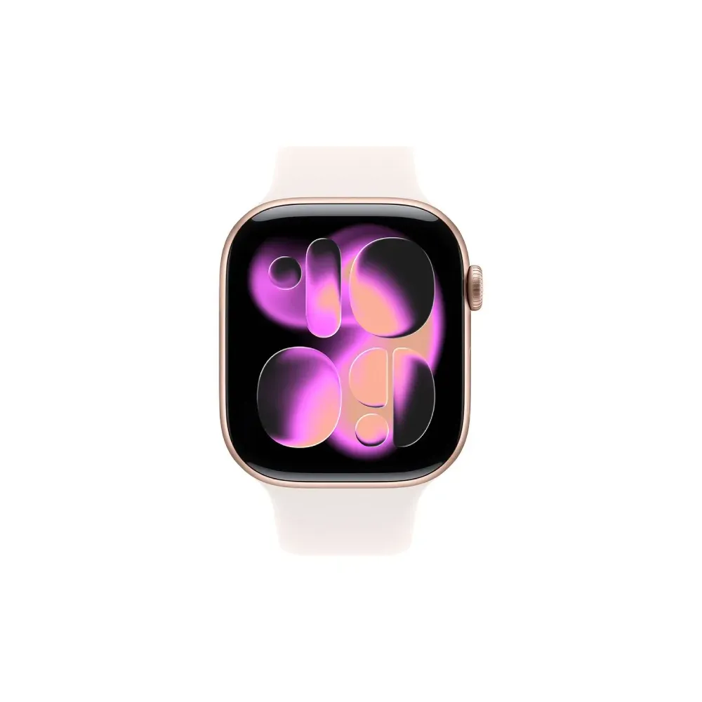 Watch S11 GPS 46mm Rose Gold Aluminium Case with Light Blush Sport Band - S/M (mev64rk/a)