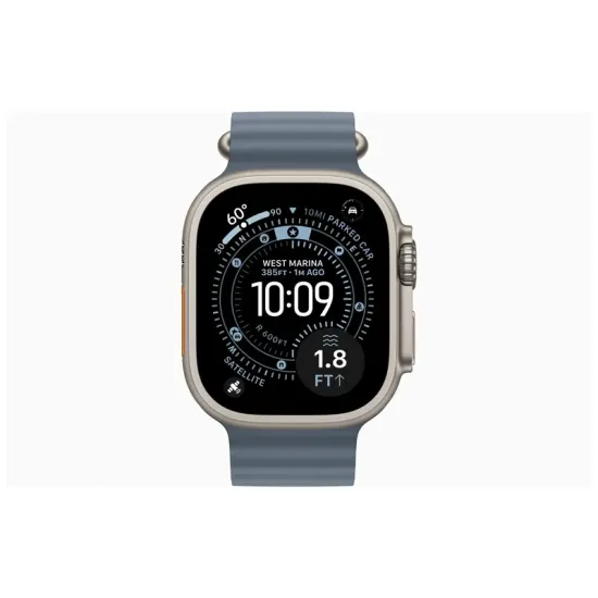 Watch Ultra 3 Cellular 49mm Natural Titanium Case with Anchor Blue Ocean Band