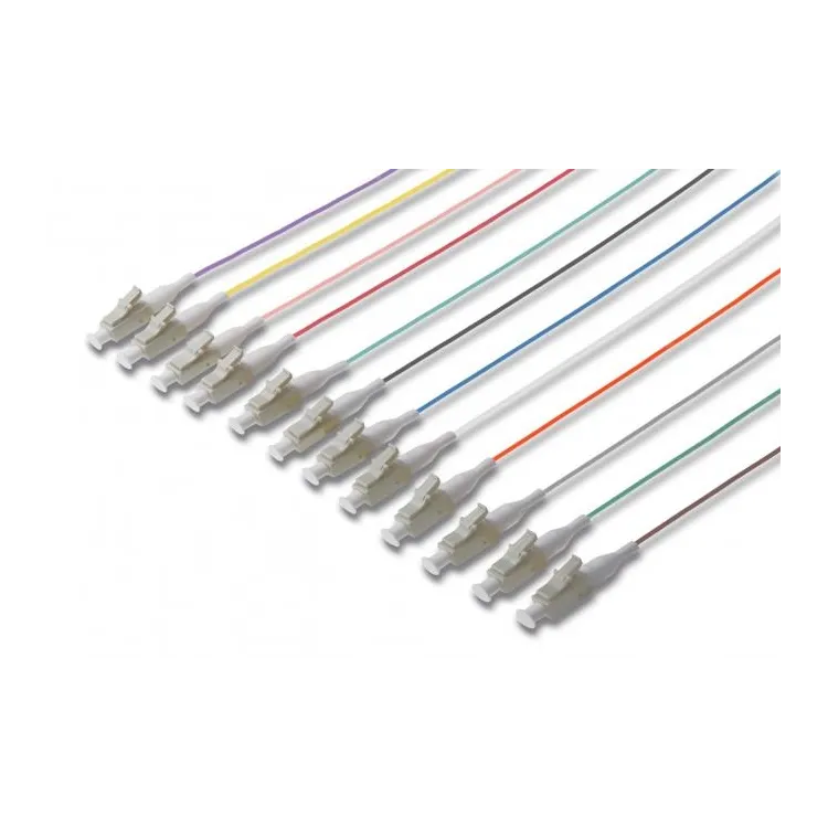 Digitus Kabl pigtail set, 12 pcs., LC, MM OM2 50/125 µ loose buffer, color code DIN IEC 304, 2m