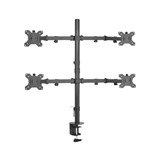 Z044 zglobni stoni nosač za četiri monitora 15 - 33 inča