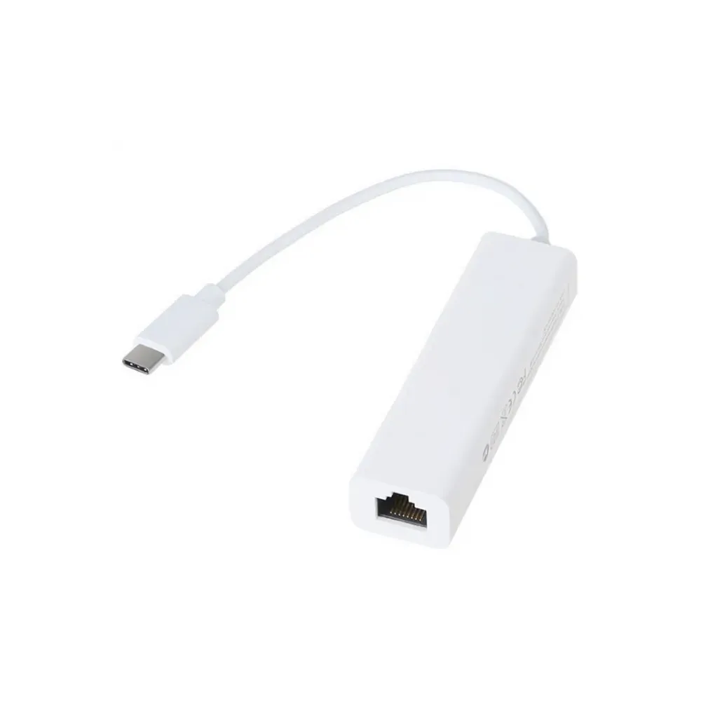 E-GREEN Mrežni adapter USB-C 3.1, 1x Gigabit Ethernet (1Gbps), USB-C (M) to RJ-45, plug & play, external