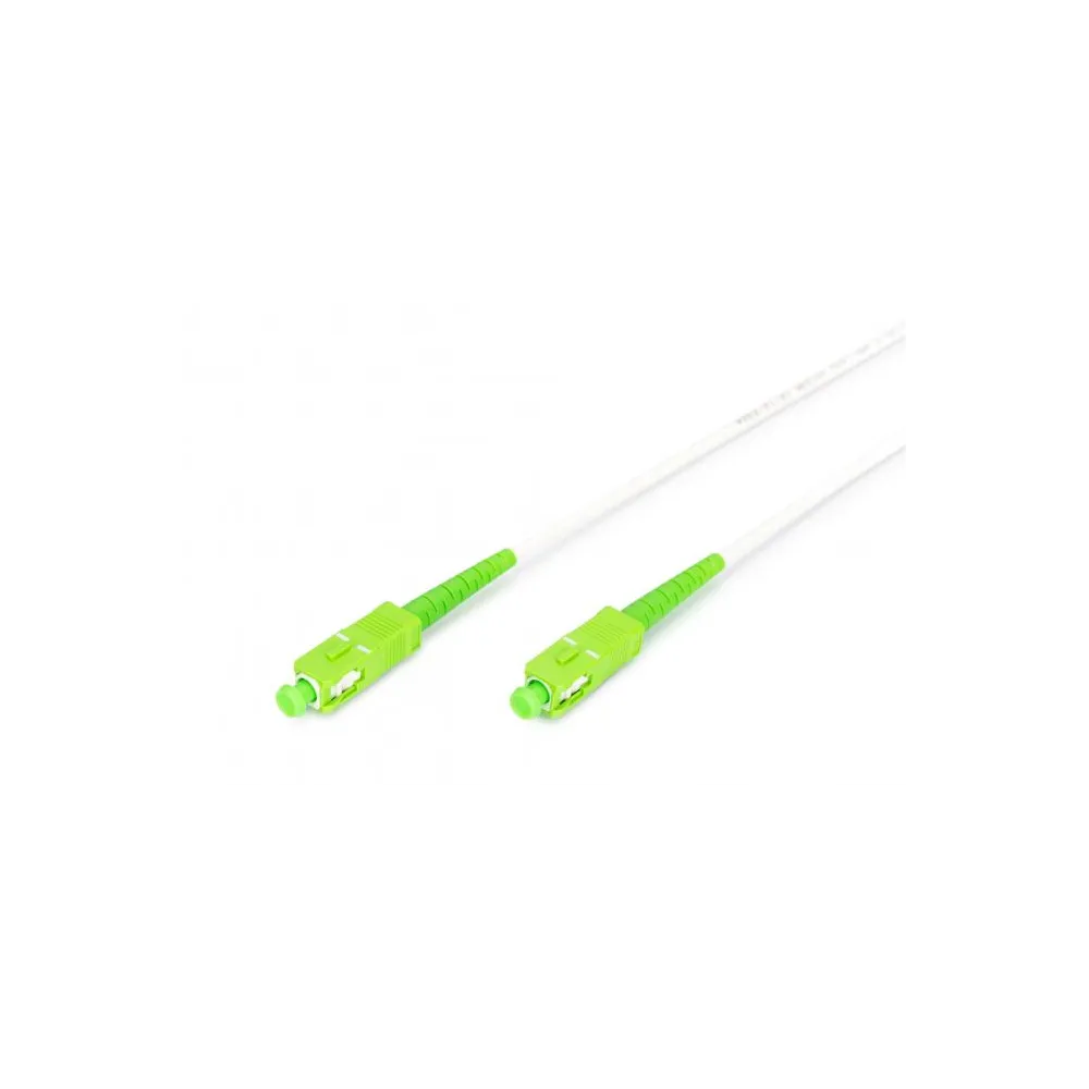 Digitus Fiber optic steel-armored patch cable, simplex, singlemode, SC/APC - SC/APC, 20 m
