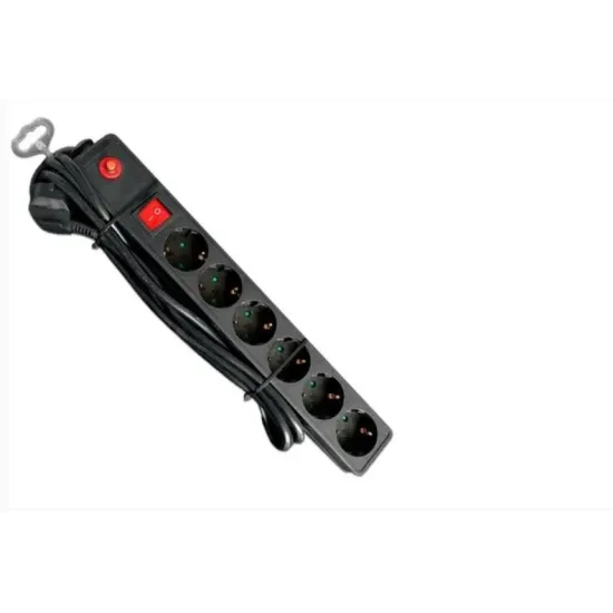 E-GREEN Produžni kabal 6u/3m sa Prekidačem i Zaštitom