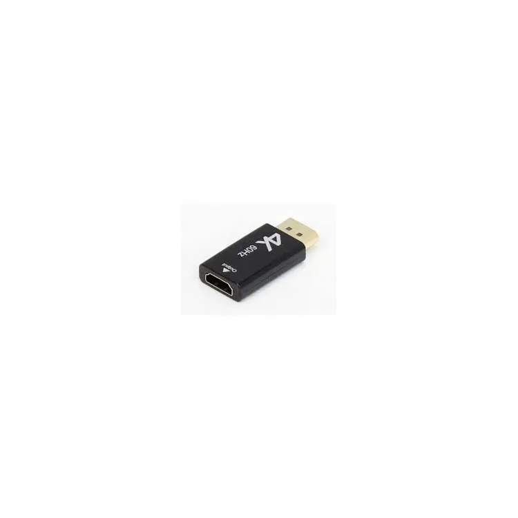 E-GREEN Adapter DisplayPort 1.4 (M)- HDMI 2.0 (F), crni