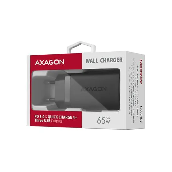 MOB DOD Zidni punjač ACU-DPQ65, QC4+USB-C PD 65W, AXA