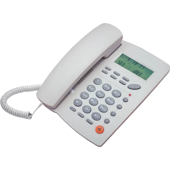 MeanIT Telefon žični stolni ST300 bijeli