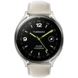 Watch 2 Titan Gray Case With White Leather Strap (BHR9306GL)