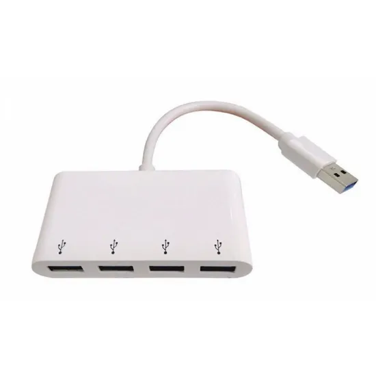 USB 2.0 HUB 4port beli