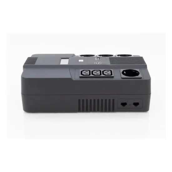 Digitus UPS All-in-One 800VA/480W, LED 12V/9Ah x1, 4x CEE 7/7,3x IEC C13, USB, RJ45
