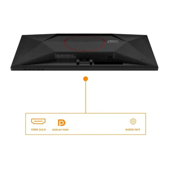 AOC Gaming Monitor Q27G42XE, 27 QHD 2560x1440, 180Hz, 0.5 ms, 1000:1, DP/HDMI*2, Tilt, 2W x 2