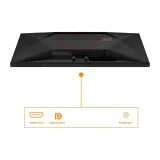 AOC Gaming Monitor Q27G42XE, 27 QHD 2560x1440, 180Hz, 0.5 ms, 1000:1, DP/HDMI*2, Tilt, 2W x 2