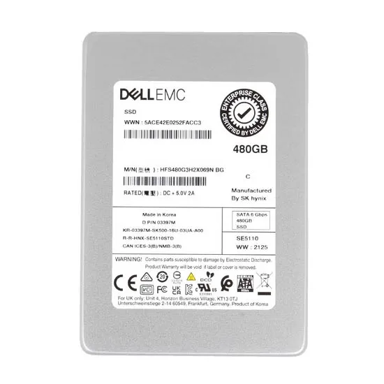 Dell SSD 480GB 2.5 SATA