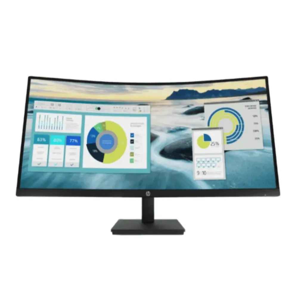 HP P34hc G4 WQHD USB-C Curved Monitor 3440x1440/250nits/HDMI/DP/4xUSB