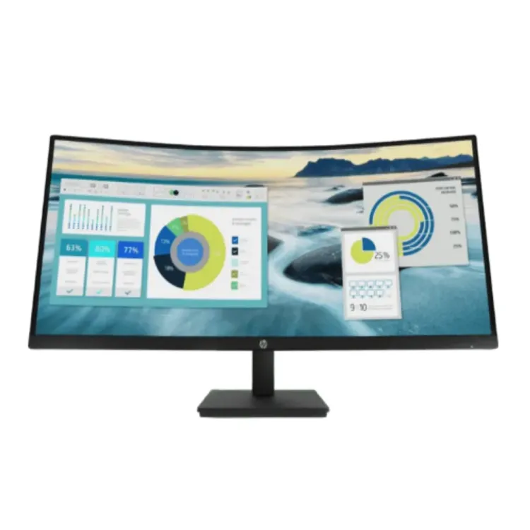 HP P34hc G4 WQHD USB-C Curved Monitor 3440x1440/250nits/HDMI/DP/4xUSB