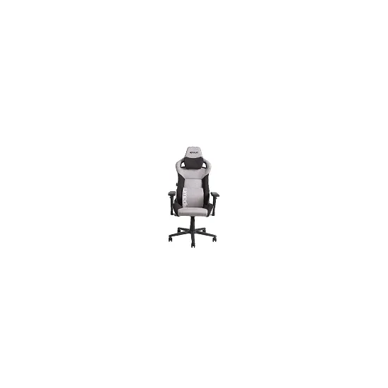 Gejmerska stolica Office, Siva, Podesavanje nagiba naslona 90-155 stepeni, 4D naslon za ruke, integrisana lumbarna podrska i nas