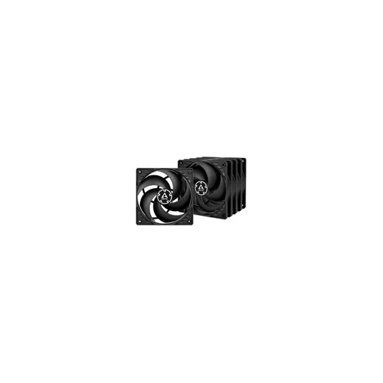 P12 Fan 12cm Value pack black 5pcs (1800rpm, 0.3S, 3-Pin Power Connector)