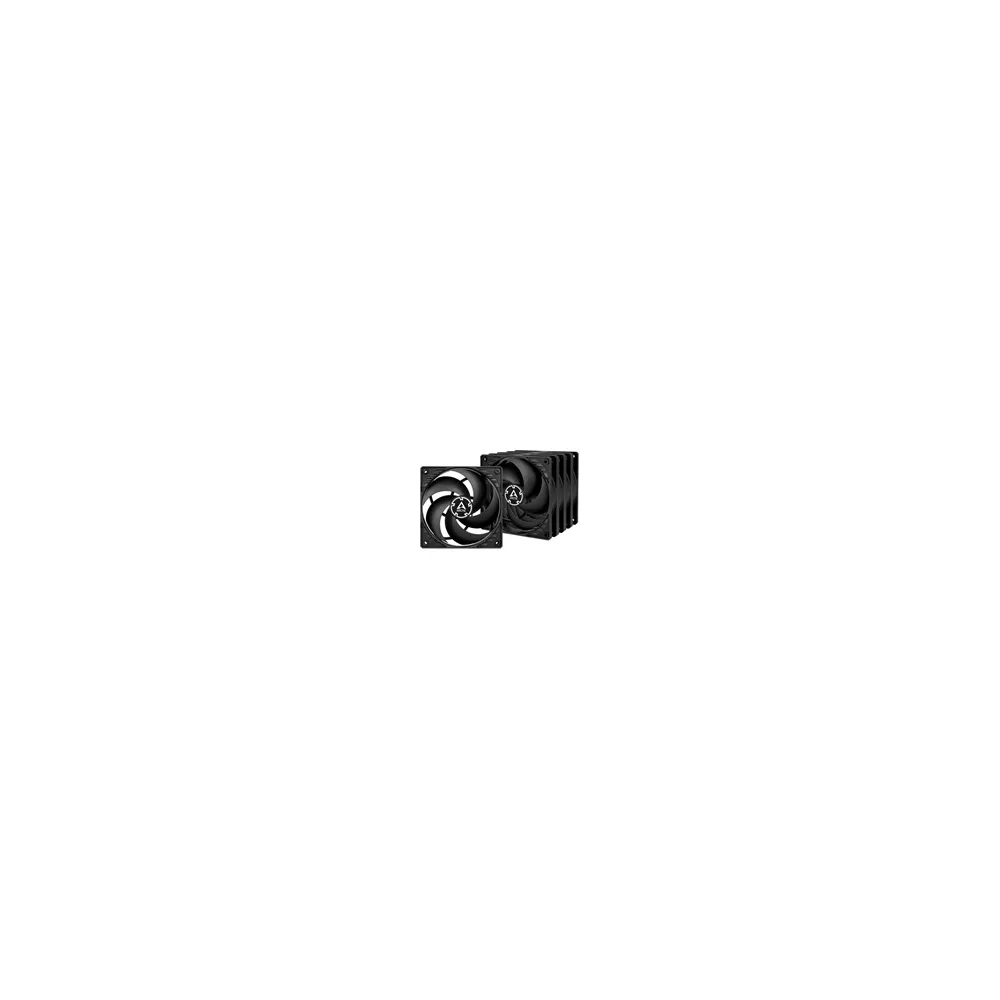 P12 Fan 12cm Value pack black 5pcs (1800rpm, 0.3S, 3-Pin Power Connector)