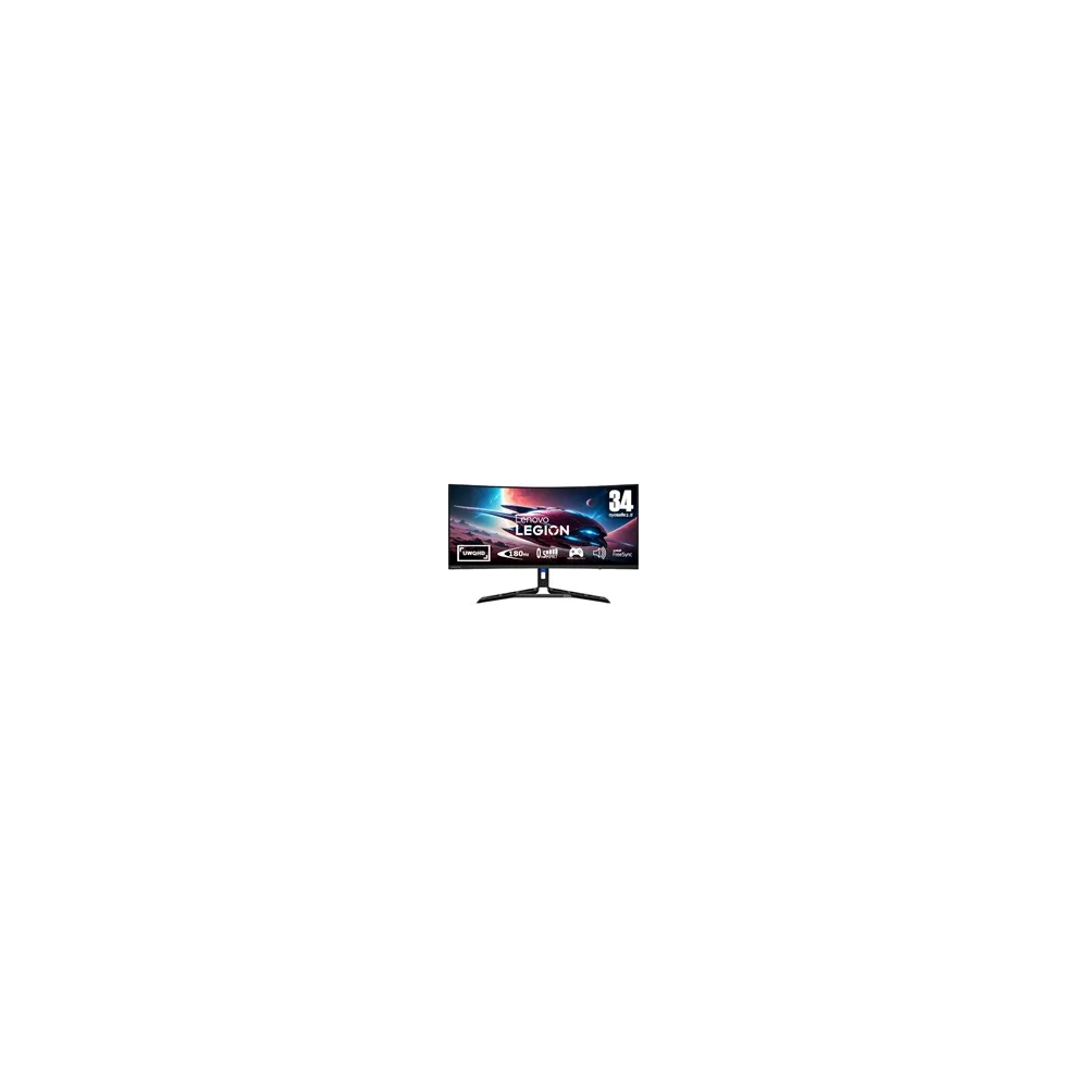 Legion R34w-30, 34 CURVED, WQHD (3440x1440) LED, 180Hz! 0,5ms1500R Curvature, 178 /178, 180Hz, 0,5 ms, 21:9, 350 nits, 3000:1, 3